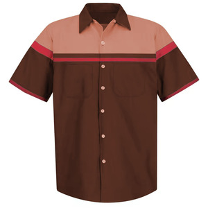 Camisa súper suave y que reduce la irritación, con botones, para técnicos, industrial, de manga corta, para verano, ropa de trabajo para la construcción. - Product Image 3