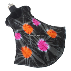 Robe de plage élégante pour femme en rayonne, style tie-dye, à prix abordable, idéale pour les dîners et les occasions spéciales - Product Image 2