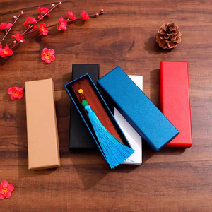 Nouveau marque-page rectangulaire, marque-page en papier, marque-page pince à cheveux, marque-page stylo, marque-page bijou, coffret cadeau avec logo imprimé - Product Image 5