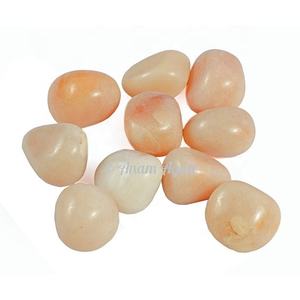 Pierres roulées de cornaline à bandes Meilleurs taux Pierres précieuses d'agate de guérison d'Inde Techniques sculptées à la main - Product Image 5