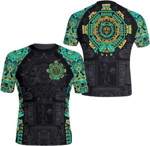 Fully Sublimated Bjj <b>Rashguard</b> Workout Compression Shirts Stretchable Fabric Short Sleeve Jiu Jitsu Sublimated Rash Guard - Product Image 1