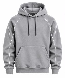 เสื้อฮู้ดผู้ชายทรงปกติ สวมใส่สบาย มีกระเป๋า ผ้าถักขนแกะ 100% ผ้าฝ้าย ระบายอากาศได้ดี เหมาะสำหรับใส่ในฤดูใบไม้ร่วง - Product Image 1