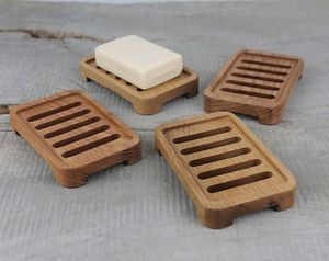 Handmade Durable Wooden Rectangle Stand Soap Dish Customized Logo Natural Finish Modern Home Decor Eco Friendly Bathroom - Product Image 3