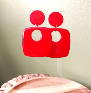 Wholesale Fashion <b>Resin</b> Epoxy Hoop Earrings Handmade Real Ear jewelry Women's Birthday Gift Earrings Bh <b>Crafts</b> India <b>Resin</b> Craft - Product Image 5