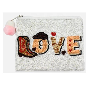 Monedero Clásico con Cuentas de Colores Mixtos, Bordado a Mano con Letras, Bolsa Ecológica para Monedas, Tarjetas y Maquillaje para Mujer - Product Image 5