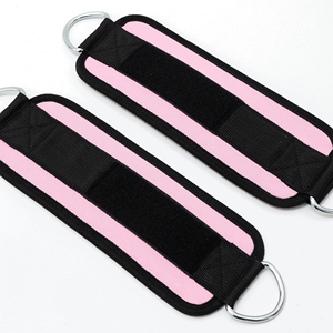 Manchettes de résistance réglables en néoprène pour fitness, antidérapantes, pour entraînement en salle de sport et support de câble - Product Image 3