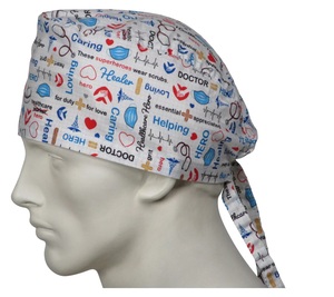 Gorros Quirúrgicos Unisex con Estampado de Delfines, de la Mejor Calidad, Ajustables, para Personal de Laboratorio, Médicos, Enfermeras y Salones de Belleza - Product Image 3