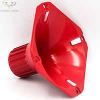 Haut-parleur professionnel à vis de 1 pouce, klaxon rouge en aluminium, klaxon de Compression, klaxon de pilote, Offres Spéciales