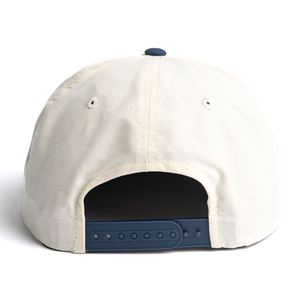 High Quality OEM Unstructured Contrast Color Rubber PVC Logo Patch Wholesale Snapback With Rope <b>Hats</b> Flat Brim Single Row Buckle - Product Image 3