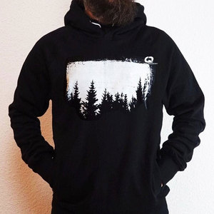 Customizable Soft 100% Cotton <b>Pullover</b> <b>Men</b> Fashion Hoodie Washed Ribbed Cuffs Front Pocket Regular Fit Eco-Friendly Outdoor - Product Image 1