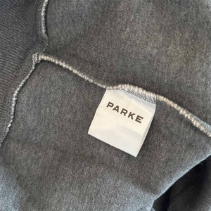 Heavyweight Unisex Cotton Fleece Stand Collar Oversized Winter Parke Sweatshirt Custom Chenille Applique Embroidery OEM 2 Pcs - Product Image 6