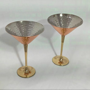 hand polished copper <b>wine</b> glass mirror polish copper <b>goblet</b> fine polish copper <b>wine</b> glass smooth polish - Product Image 1