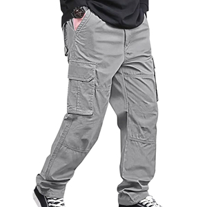 Pantalones de Trabajo Personalizados para Hombre, Pantalones Cargo Resistentes con Múltiples Bolsillos, Cintura Elástica, Transpirables, de Secado Rápido, Venta al Por Mayor, Marca Privada - Product Image 3