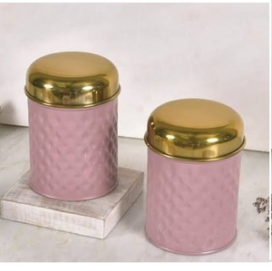 Exclusive Design Enamel Finished Sugar <b>Jars</b> Kitchen Utensils Modern Designer Wooden <b>Tea</b> Container <b>Coffee</b> <b>And</b> <b>Tea</b> <b>Jar</b> - Product Image 5