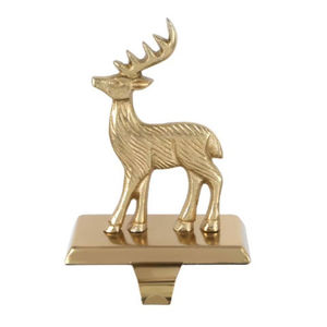 Christmas <b>Stocking</b> <b>Holder</b> For Hanging Decorative Use Xmas <b>Stocking</b> <b>Holder</b> For Fireplace Use IN Wooden Texture Finish - Product Image 6