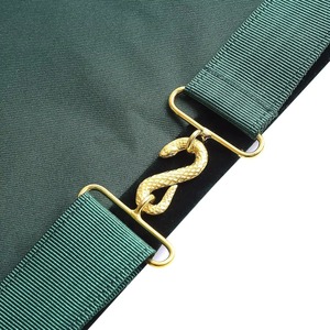 Delantal de Grado de Gran Súperintendente Masónico, Verde Oscuro, Varios Materiales, Precios Accesibles, para Regalia Masónica - Product Image 5