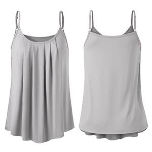 Camiseta sin mangas informal y suave para mujer, top deportivo tipo racerback, top corto moderno para mujer, camiseta elástica ajustada para mujer - Product Image 6