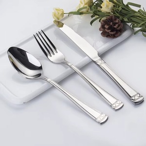Newest Cutlery Table Decor Home Restaurant and Hotel Decor Cutlery Set Stainless Steel Hand Forged <b>mirrored</b> <b>Tabletop</b> Cutlery Set - Product Image 1