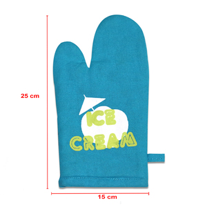 100% Cotton Printed Design Oven Mitts <b>Set</b> Eco-Friendly Super Soft Extra Durability Oven Mitts at Factory Price Exporter in India - Product Image 5