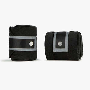 Vendas para Patas de Caballo para Polo, de Forro Polar Suave, Juego de 4, Cinco Colores: Gris, Rojo, Azul, Negro, Naranja, con Cierre de Gancho y Bucle - Product Image 1