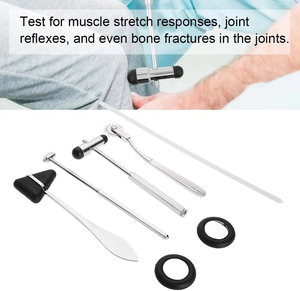 Juego de Martillos de Reflejos Neurológicos de Acero Inoxidable de Primera Calidad, Percusión de Diagnóstico Reutilizable, Kit Médico de Grado Hospitalario para Doctores y Enfermeras - Product Image 3