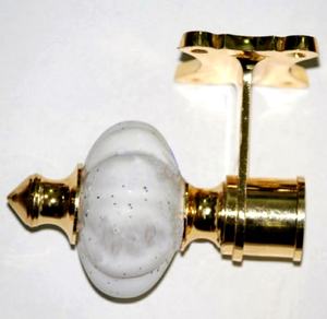 Handmade <b>Curtains</b> Rod Brackets With Neon Ceramic Knobs [CRB 107] - Product Image 1