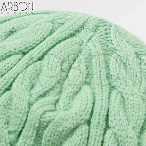 Bonnets unisexes décontractés faits à la main de qualité supérieure, épais et doux, pour l'extérieur en hiver, avec logo personnalisé, nouvelle collection, très demandés - Product Image 4