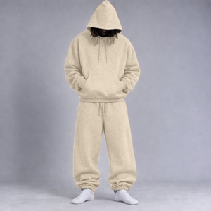 Conjunto Deportivo Personalizado para Hombre, Sudadera de Felpa de Algodón con Bordado y Estampado, Pantalones Deportivos, Ropa Urbana, Proveedor Mayorista - Product Image 2