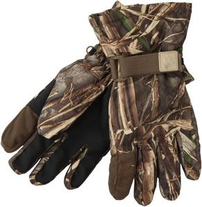 Gants de chasse pour hommes, résistants à l'eau, coupe-vent, camouflage, en tissu softshell, avec doigt tactile - Product Image 1