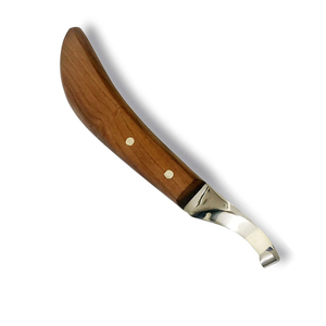 Cuchillo para Pezuñas de Acero al Carbono Superior con Hoja en Lazo y Mango Seguro, Herramienta Profesional para Granja y Campo - Product Image 3