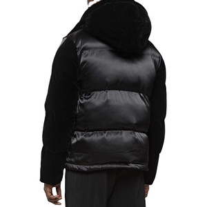 Wholesale Customized <b>Zipper</b> Stand Collar Front Logo Unisex Winter Puffer <b>Jackets</b> 2026 - Product Image 3