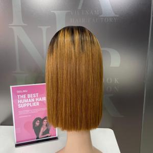 Vente en gros d'extensions de cheveux vierges vietnamiennes 100% perruque super doublement étirée avec pour Ombre Brown Natural Wave & Loose Deep Wave Styl - Product Image 4