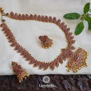 Ruby Kemp Long Haram Fashion Jewelry Set - Product Image 1