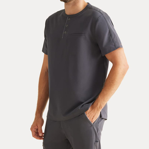 Medical Scrub <b>Sets</b> Unisex Stretch Hospital Uniforms Nurse Dental <b>Doctors</b> Workwear Custom Logo Scrub Uniform 2 Piece <b>Set</b> - Product Image 4