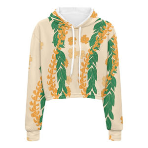 Breathable Quick Dry Casual Solid Color <b>Crop</b> <b>Top</b> sublimation <b>Hoodies</b> Comfortable High Quality sublimation <b>Crop</b> <b>Top</b> Hoodie - Product Image 5