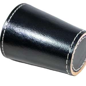 Copa de Dados Clásica de Lujo Cuadrada de Cuero PU Hecha a Mano Duradera con Ruedas - Product Image 4