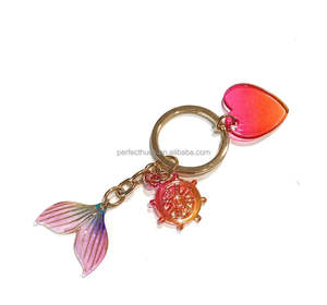 พวงกุญแจโลหะผสมรูปหัวใจดีไซน์สร้างสรรค์ พร้อมรูปทรง 3 มิติ สำหรับตกแต่งกระเป๋าถือในรถยนต์ - เทรนด์แฟชั่น - Product Image 4