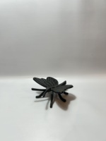 Figurine de taureau moderne en aluminium noir, statue animale abstraite minimaliste, presse-papiers de bureau fait main pour mariage, maison ou bureau