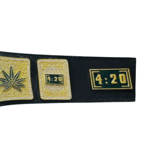 Cinturón de Campeonato Personalizado Stoner 4:20, Cinturón de Lucha Libre con Diseño Único, Regalo Personalizado para Fanáticos de Stoner - Product Image 3