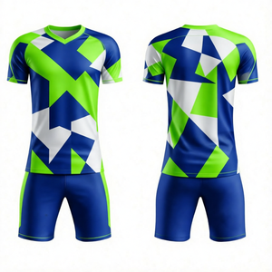 Nouvelle conception de tenue d'entraînement de football, uniforme de football professionnel, ensemble maillot et short, durable, haute qualité, option de taille personnalisée - Product Image 2