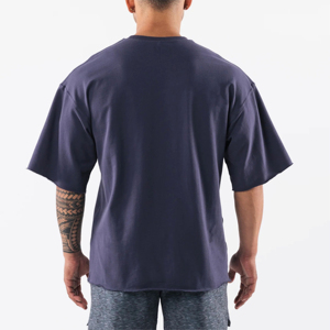 เสื้อยืดโอเวอร์ไซส์ผู้ชายดีไซน์ใหม่ ขายดี รับสั่งทำ เสื้อยืดโอเวอร์ไซส์แฟชั่นใหม่ แขนสั้นทรงโอเวอร์ไซส์ - Product Image 4