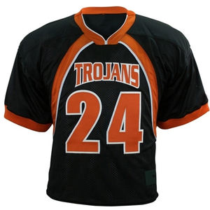 Uniformes de Fútbol Americano de Última Moda, Servicio OEM, Ropa de Equipo, Conjuntos de Manga Corta con Logotipo Frontal Personalizado, Transpirables, de Secado Rápido, Unisex - Product Image 1