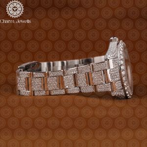 Montre de luxe pour homme Charm_Jewells, boîtier en acier inoxydable, cadran analogique 40 mm, mouvement mécanique, verre, résistance à l'eau 10 bars, automatique - Product Image 5