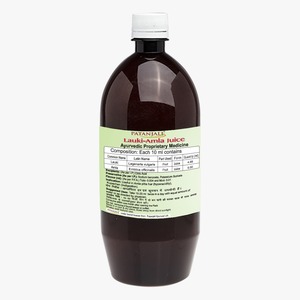 Jugo de Amla Patanjali Lauki, Extracto Herbal Líquido en Botella, Suplemento Oral de Grado Alimenticio - Product Image 2