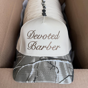 Custom Striped Brim Baseball <b>Cap</b> With Embroidered Text Logo 6-Panel Adjustable <b>Hat</b> For Adults Unisex Casual Spring Summer Wear - Product Image 4