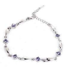 Nueva Llegada 2026, Pulsera de Cristal Morado Hecha a Mano - Elegante Pulsera de Plata para Mujeres y Niñas, Ideal para Bodas y Fiestas - Product Image 2