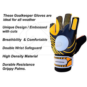 Gants de gardien de but en cuir personnalisés avec logo, imperméables, antidérapants, vente chaude, prix bas - Product Image 5