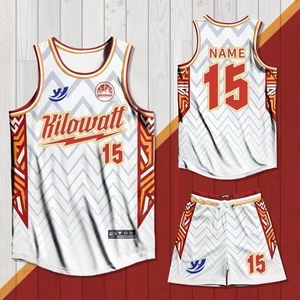 Ropa Deportiva, Ropa de Entrenamiento, Transpirable, Ligera, Ecológica, Conjunto de Camiseta de Baloncesto de Poliéster, Personalización de Uniformes, Alta Calidad - Product Image 3
