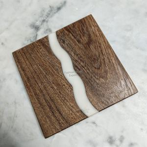 Sous-verres en bois gravés sur mesure, ensemble de sous-verres personnalisés, décoration de table artisanale et accessoires, tapis et coussinets - Product Image 2