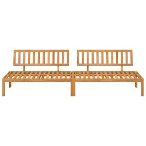 Set di mobili da esterno durevoli in legno massello di Acacia 2 pezzi Pallet da giardino - Product Image 3